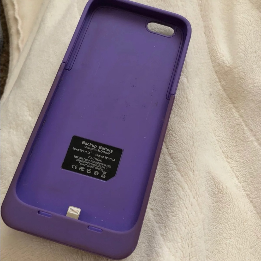Charging phone case for iPhone 6s